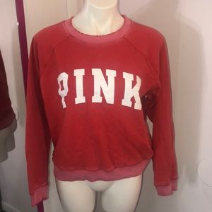 VICTORIAS SECRET, PINK SWEATSHIRT
